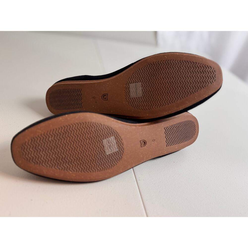 Rothy's The Square Mary Jane flats black & leopard cushioned insole washable 9 - Picture 8 of 8